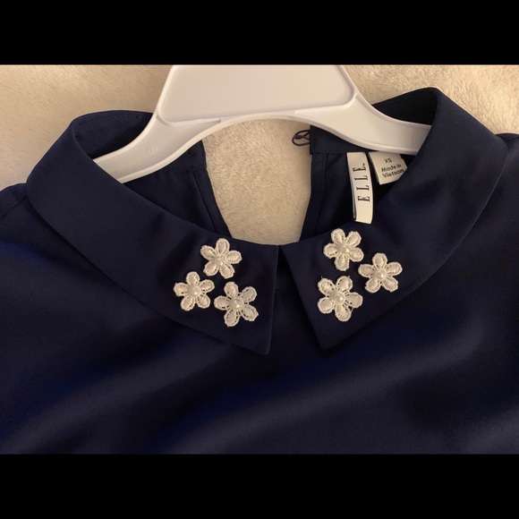 NWT 🔥 Elle collard shell sleeveless top - Picture 5 of 6